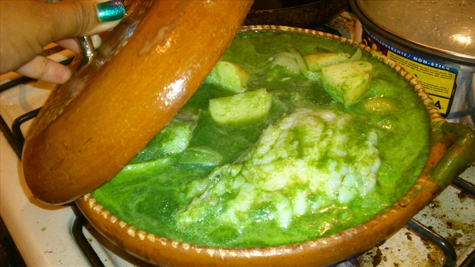 Adding potatoes and salsa, and presto!