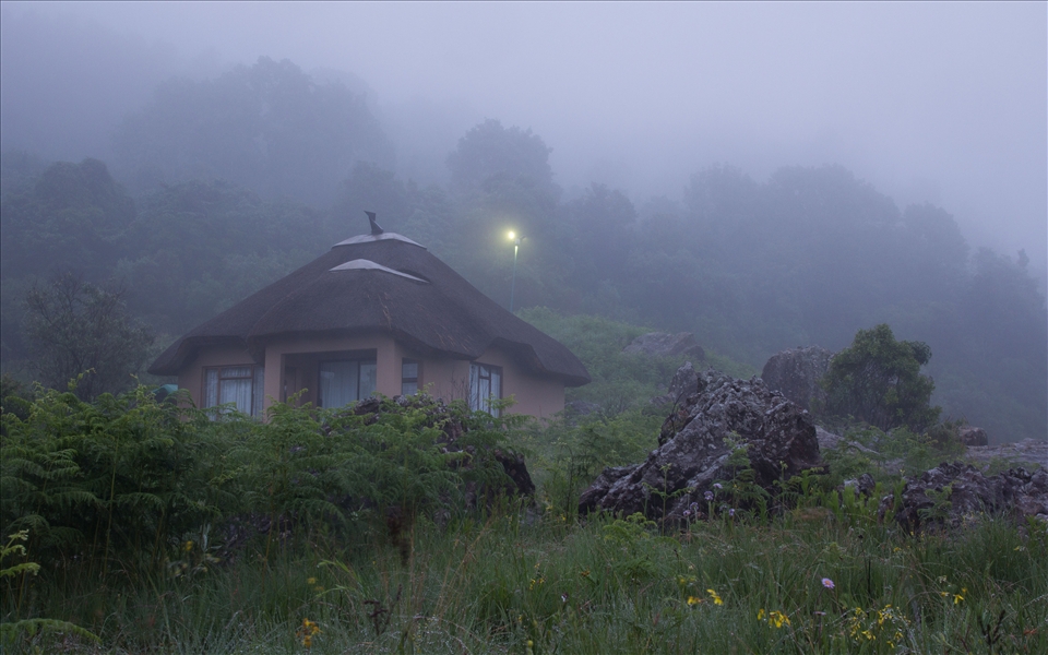 My journey begins wet and cold morning, however quiet and peaceful. 