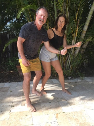 Fort Lauerdale, practicing our travel techniques 