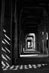 The walk through lights and darks at Qutub: by mariasd, Views[260]