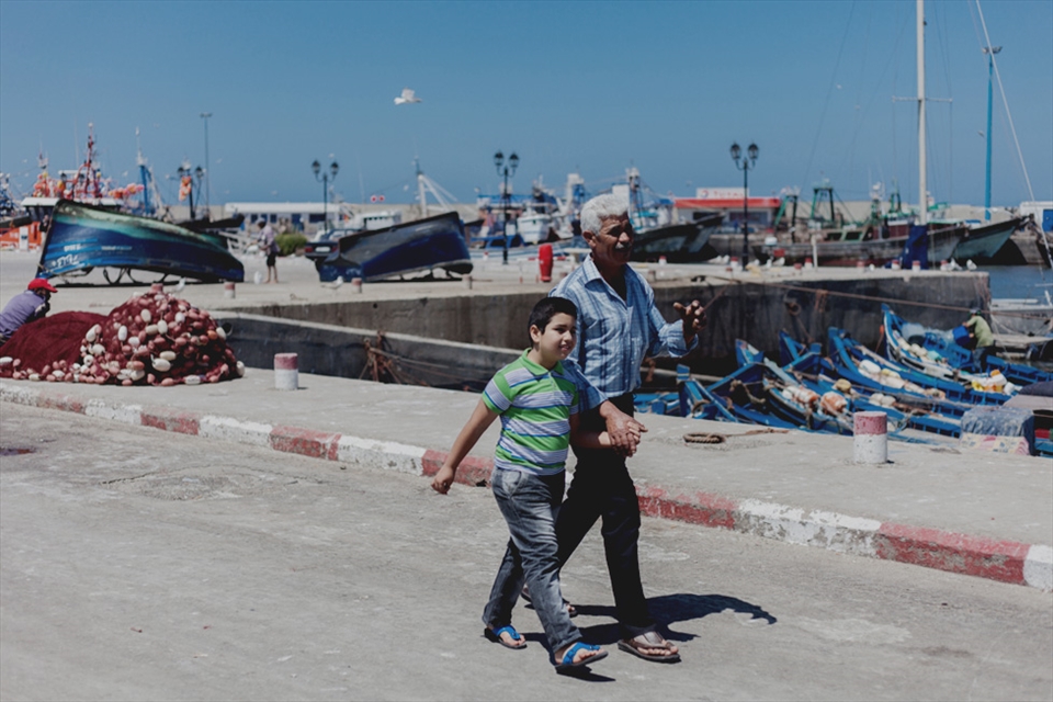 Family love in Essaouira 