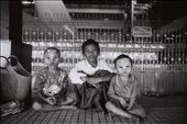 Thanaka on cheeks, noses and foreheads is a distinctive feature of the Burmese.: by marielle, Views[339]