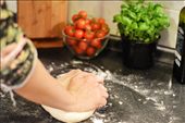 When the dough starts forming, knead it for at least 10 minutes. : by marijana, Views[309]