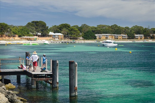 Rottnest Island is located 19km off the coast from Fremantle, Western Australia.   Breathtaking beaches, sheltered anchorages and abundant wildlife make Rottnest Island a popular tourist resort.