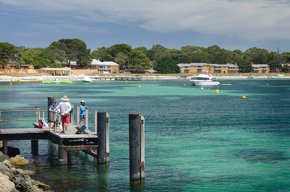 Rottnest Island is located 19km off the coast from Fremantle, Western Australia.   Breathtaking beaches, sheltered anchorages and abundant wildlife make Rottnest Island a popular tourist resort.