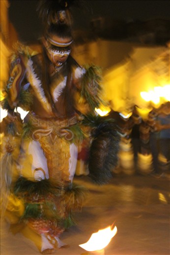 the indians pray with their feet, dancing 