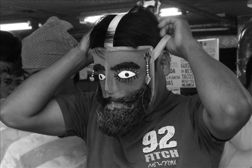 Participante de la procesión