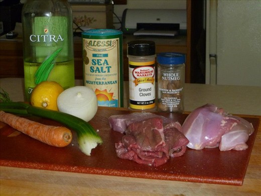 Meat filling ingredients