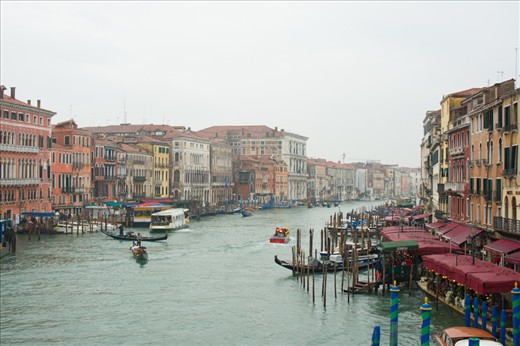 Infested canal as opposed to a sunny seasons still teeming with life