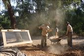 Siewing the clay for building a storage room.: by markoo, Views[376]