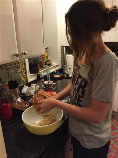 Step 2: Knead this mixture well for 10 minutes.