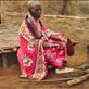 3.	An older maa woman preparing a gourd to store milk, one of the maa main meals: by marthamutiso, Views[246]