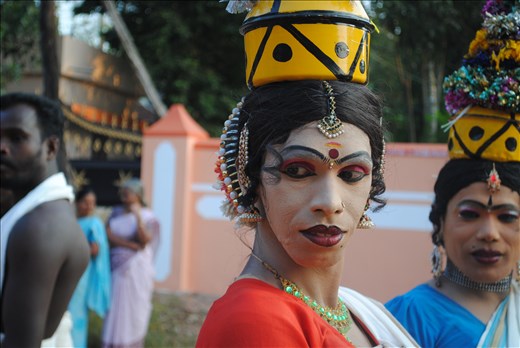 At the Elephant Festival near Varkala, Kerala. 