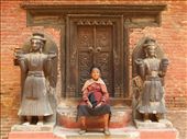 This photo was taken in Bhaktapur, which was once the capital off Nepal in the 1: by maryannpalmer, Views[150]