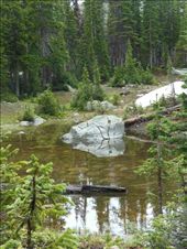 Following a mountain marmot led me over a ridge to this secluded reflecting pond: by marycat, Views[282]