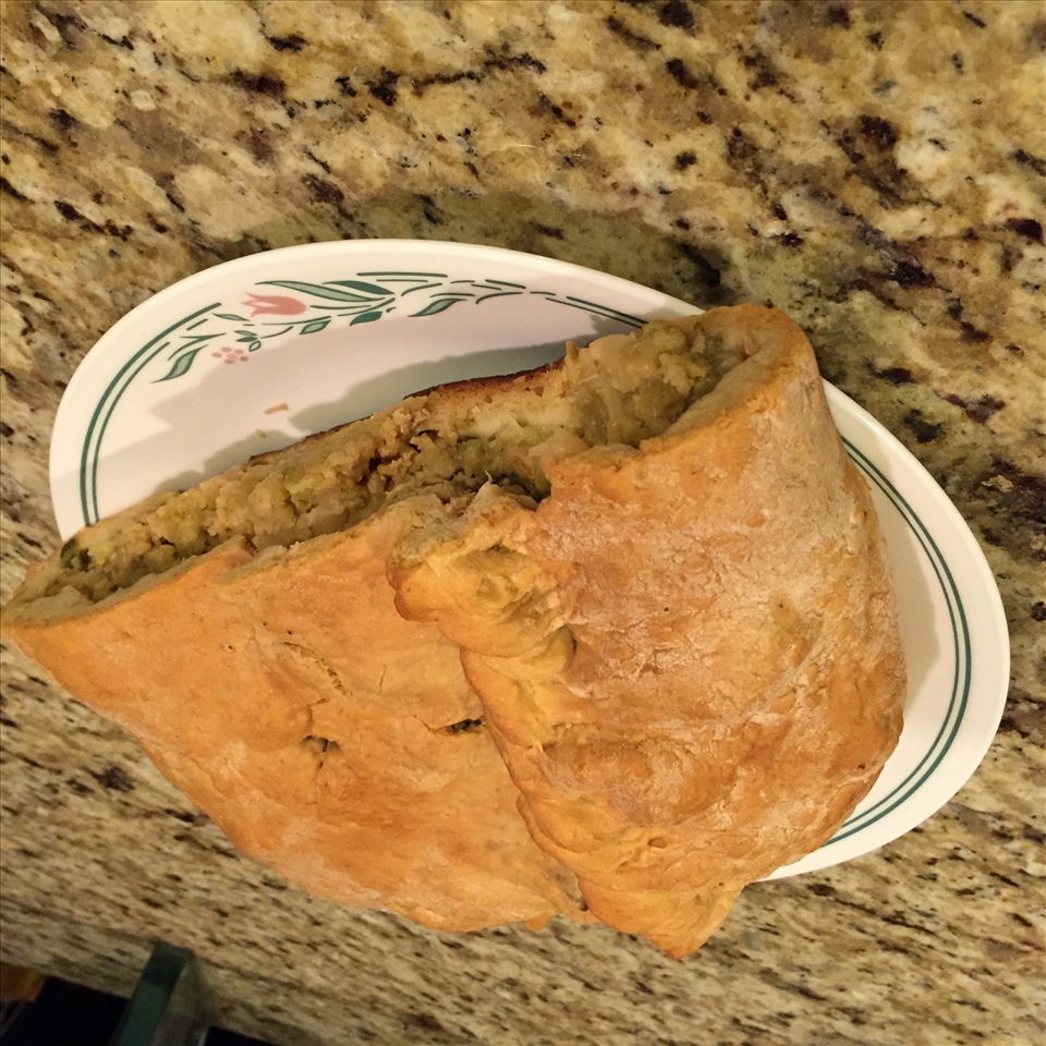 A third of a caicco sliced up. Imagine the plates you'd need for a whole piece!