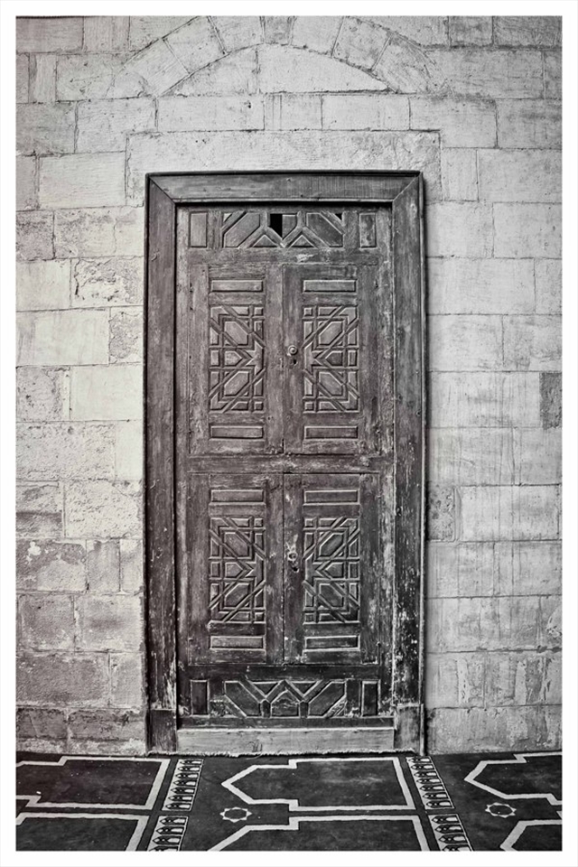 The door of the main room of the mosque