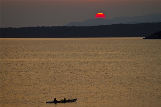 loving the sunset Desolation Sound ,BC,Canada