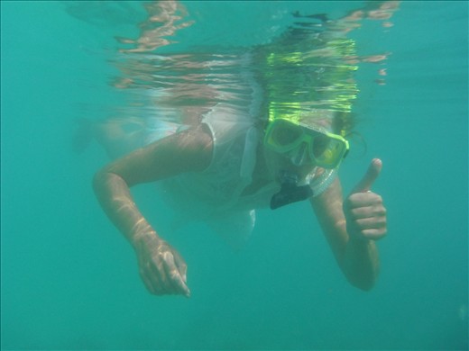 We treated ourselves to an waterproof camera