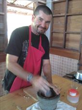 Matt making his red curry paste: by mattandnetty, Views[528]