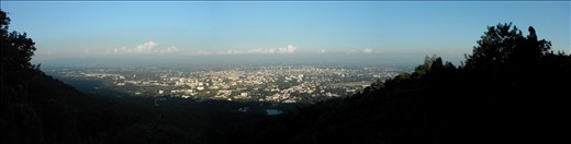 One of the view points over looking Chiang Mai