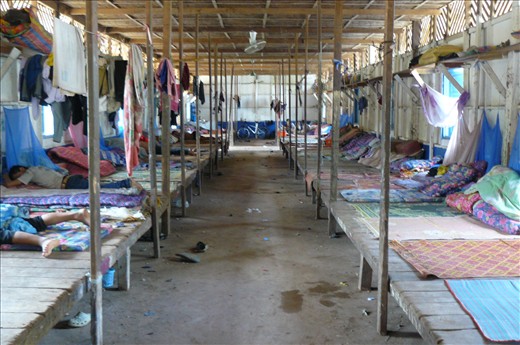 The childrens dorm room