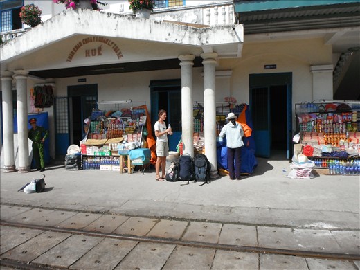 Leaving Hue train station