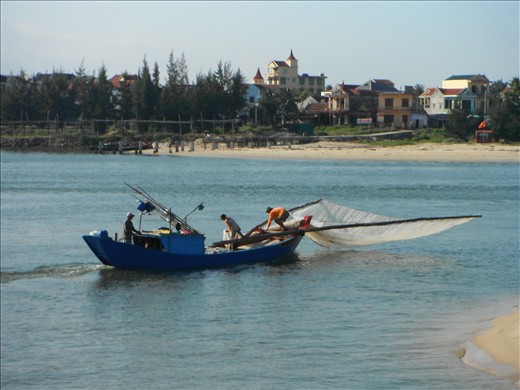 Fishing boat in Dong Hoi