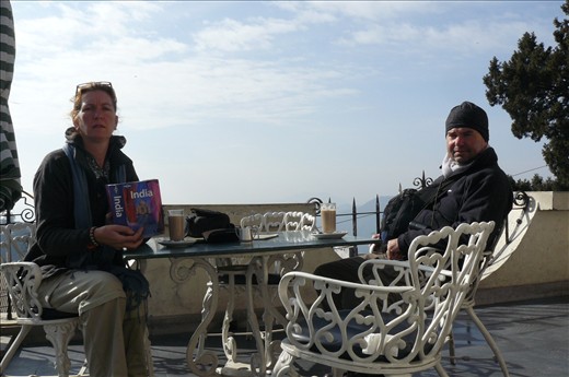 Hot Chocolate & homework at Shimla