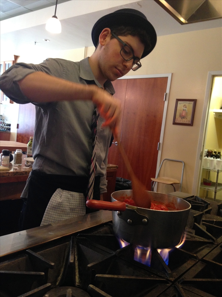 I think I'll just stand here and inhale the aroma of my sauce, delish!