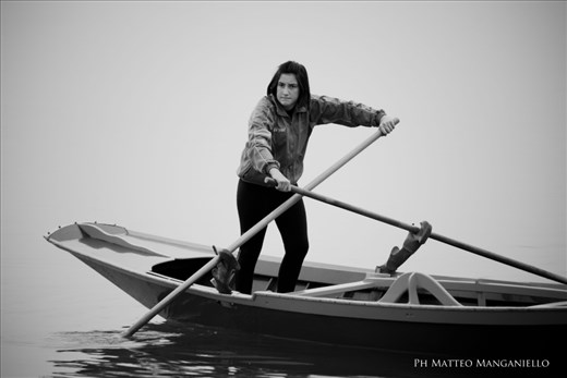Venice, Island of Burano - Solitary girl