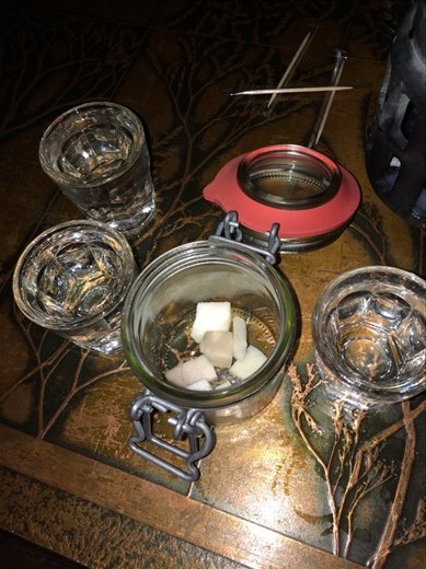 Shark shot! On our first day in Iceland we heard about the infamous  concoction so we tracked one down. Fermented shark followed by a strong licorice liquor... one was enough 