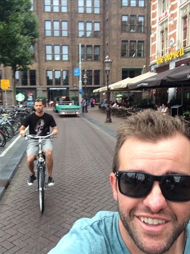 Cruising Amsterdam's streets like the locals