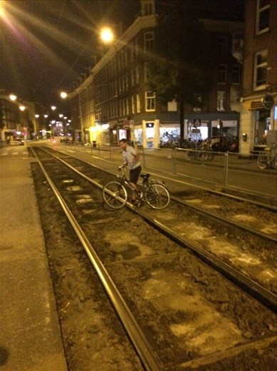 Oh the dangers of off-roading a city bike
