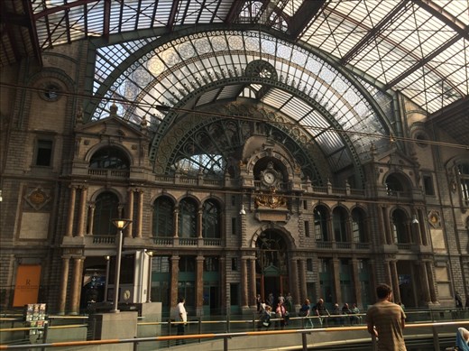 Antwerp's train station 