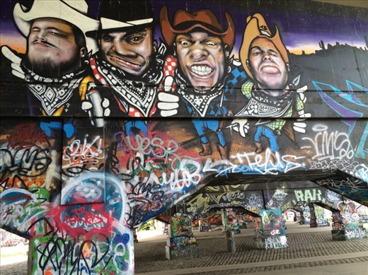 Antwerp's graffiti forest 