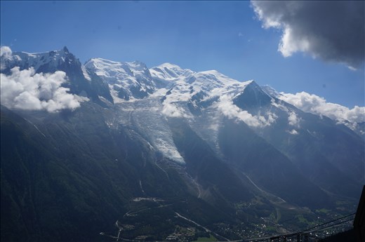 Mont Blanc, Europe's tallest at 15,781 ft