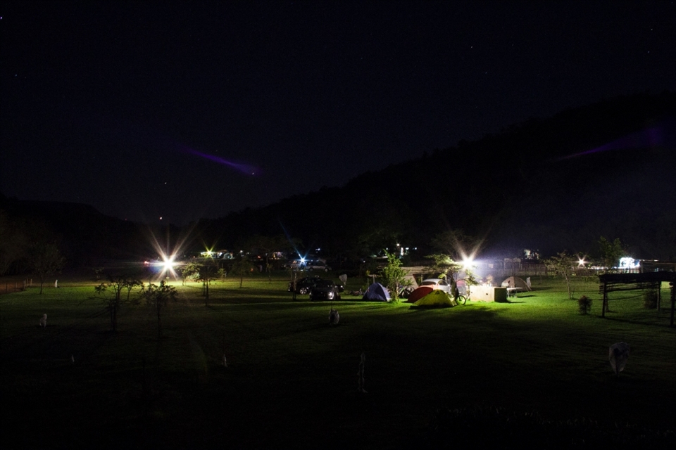 After a long day’s ride we returned to our camp in the valley to rest our legs and share some stories under the cloudless African night sky above.  