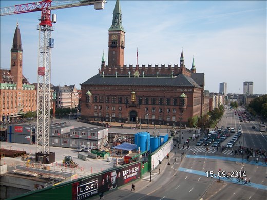town hall from hotel room  copenhagen