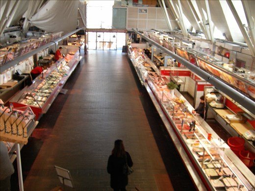 inside fish market