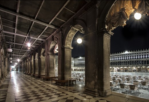 San Marco's square arcades