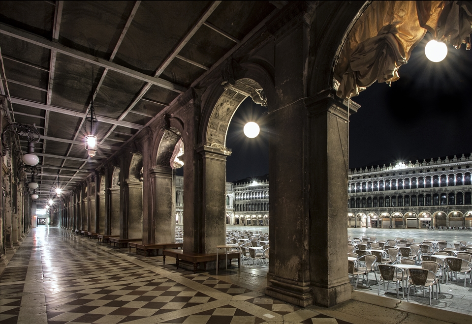 San Marco's square arcades
