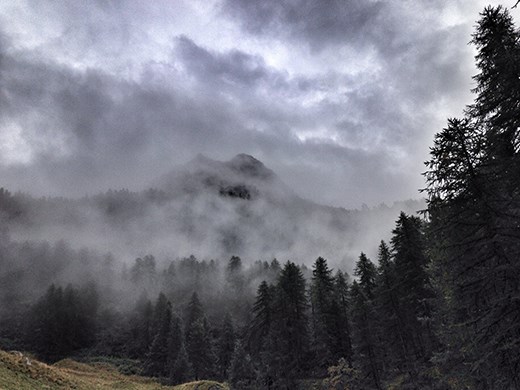 Treutsa Peak - Eating the clouds