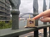 This is our buddy Dogfood and the Sydney Bridge: by maxvedder, Views[218]