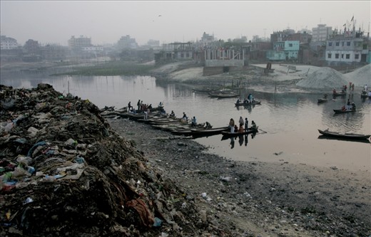 The river is used as a garbage yard by illegal factories and tanneries to dump their untreated waste without impediment. Moreover, rampant urbanization is choking the river. The land grabbers will, in the near future, evanesce the river with their current rate of illegal encroachment.
