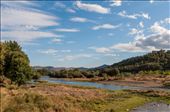 Almost at the end of my path, the landscape changes into a beautiful plain river: by mcarrico, Views[434]