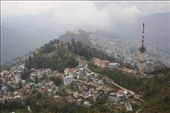 City beside heaven looked from Ganesh Tok - Gangtok: by meetnotrhindia, Views[434]
