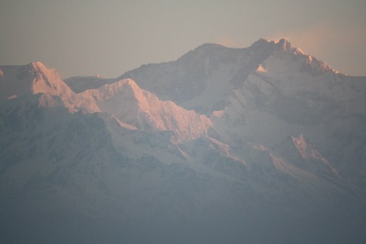 View of Kangchenjunga from Tiger hill -Darjeeling