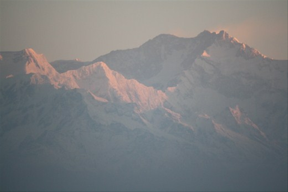 View of Kangchenjunga from Tiger hill -Darjeeling