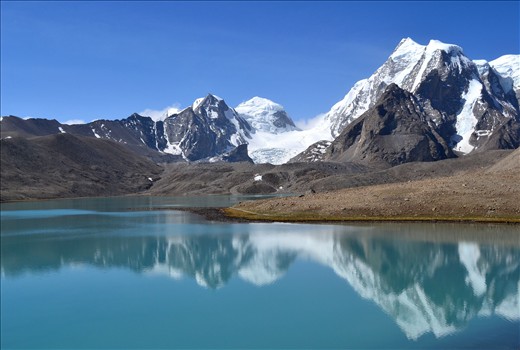 You can savor peace at 17000 ft (Gurudongmar Lake) after 4 hours of bumpy ride. 